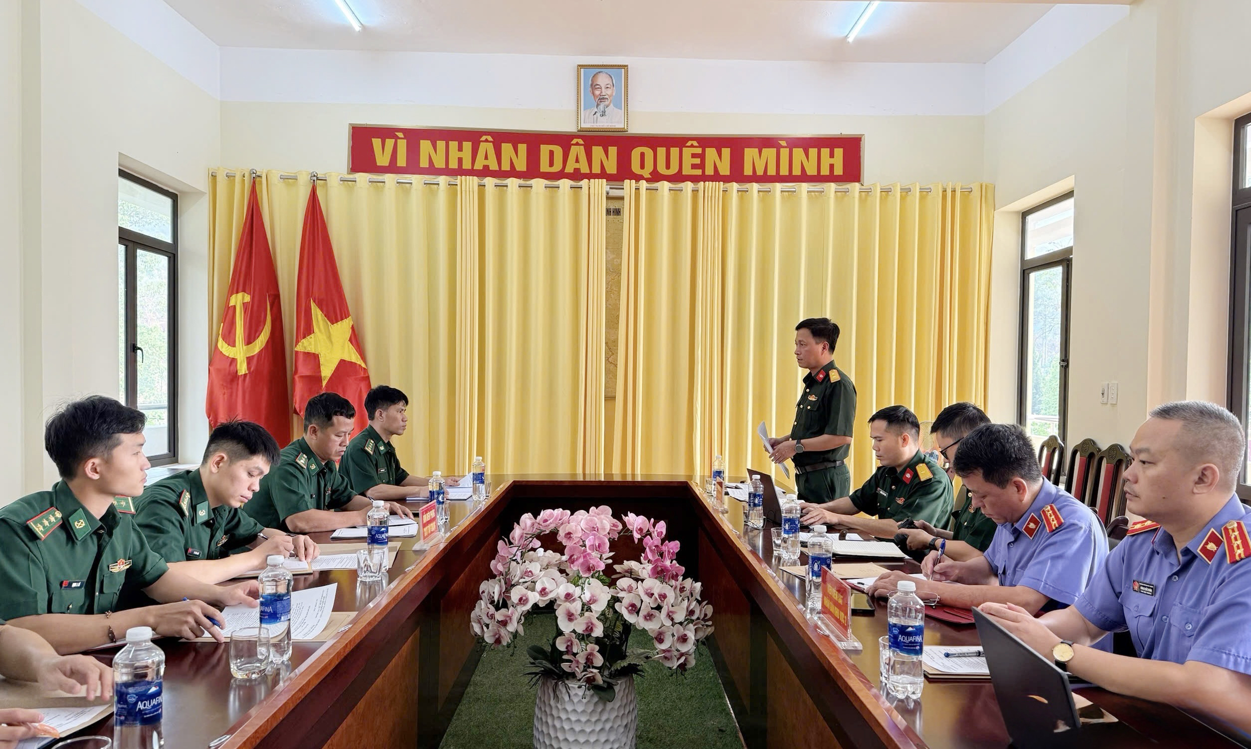 VKSQS khu vực 23 trực tiếp kiểm sát Đồn Biên phòng Cửa khẩu Quốc tế Tây Trang