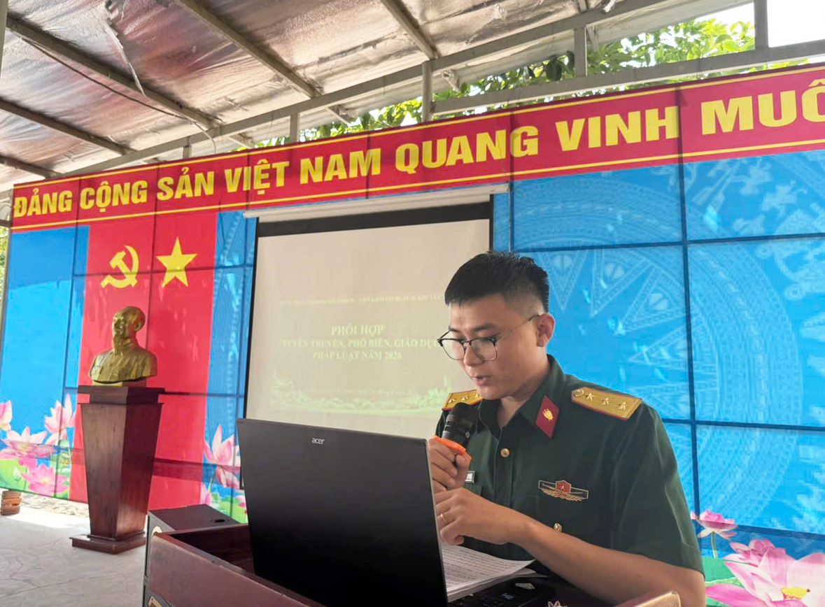 Viện kiểm sát Quân sự Khu vực 71 tổ chức tuyên truyền, phổ biến giáo dục pháp luật