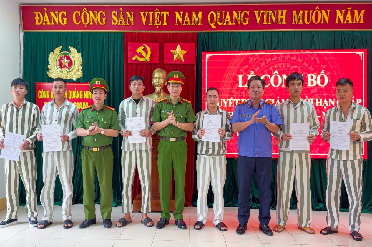 Quảng Ninh giảm án cho 31 phạm nhân