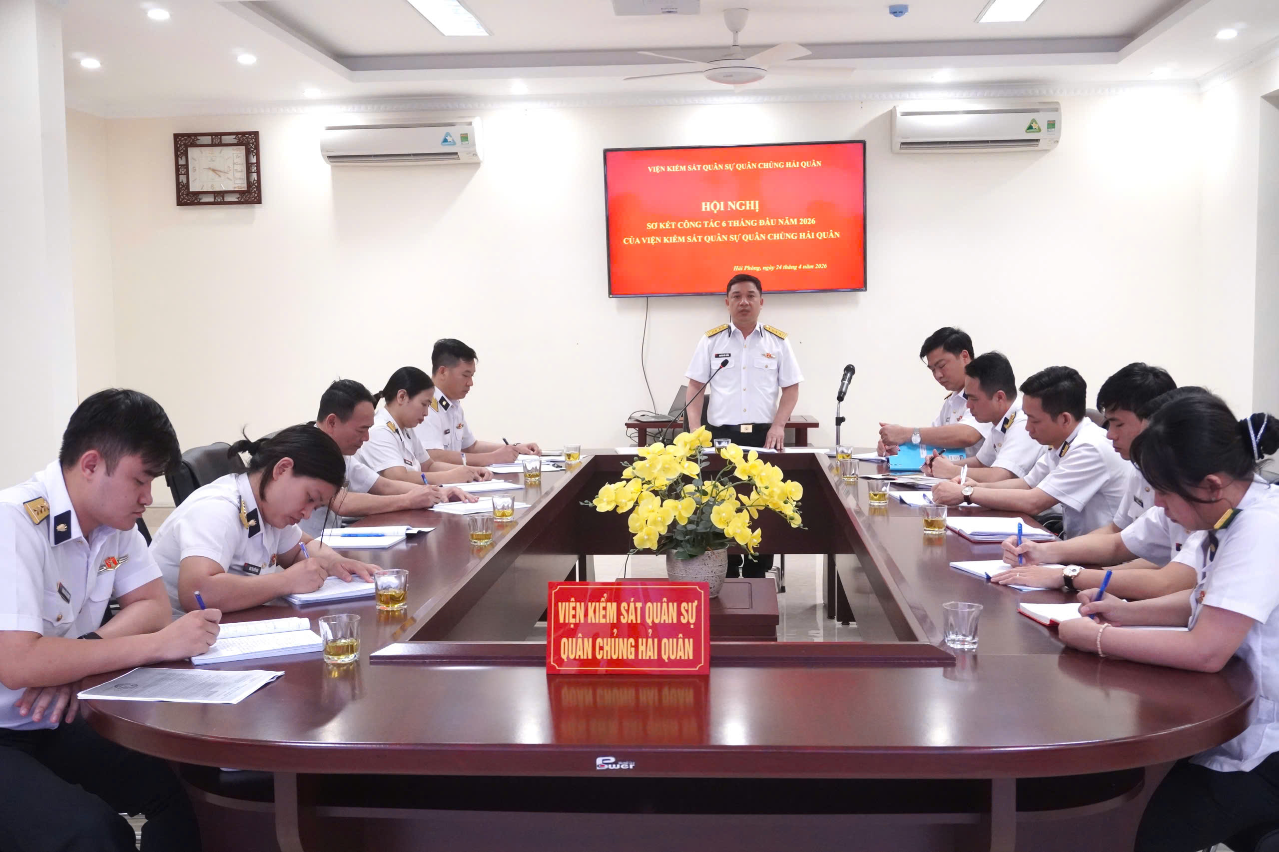 Sơ kết công tác kiểm sát quân sự và trao giải cuộc thi tìm hiểu kỷ niệm 65 năm Ngày truyền thống VKS quân sự