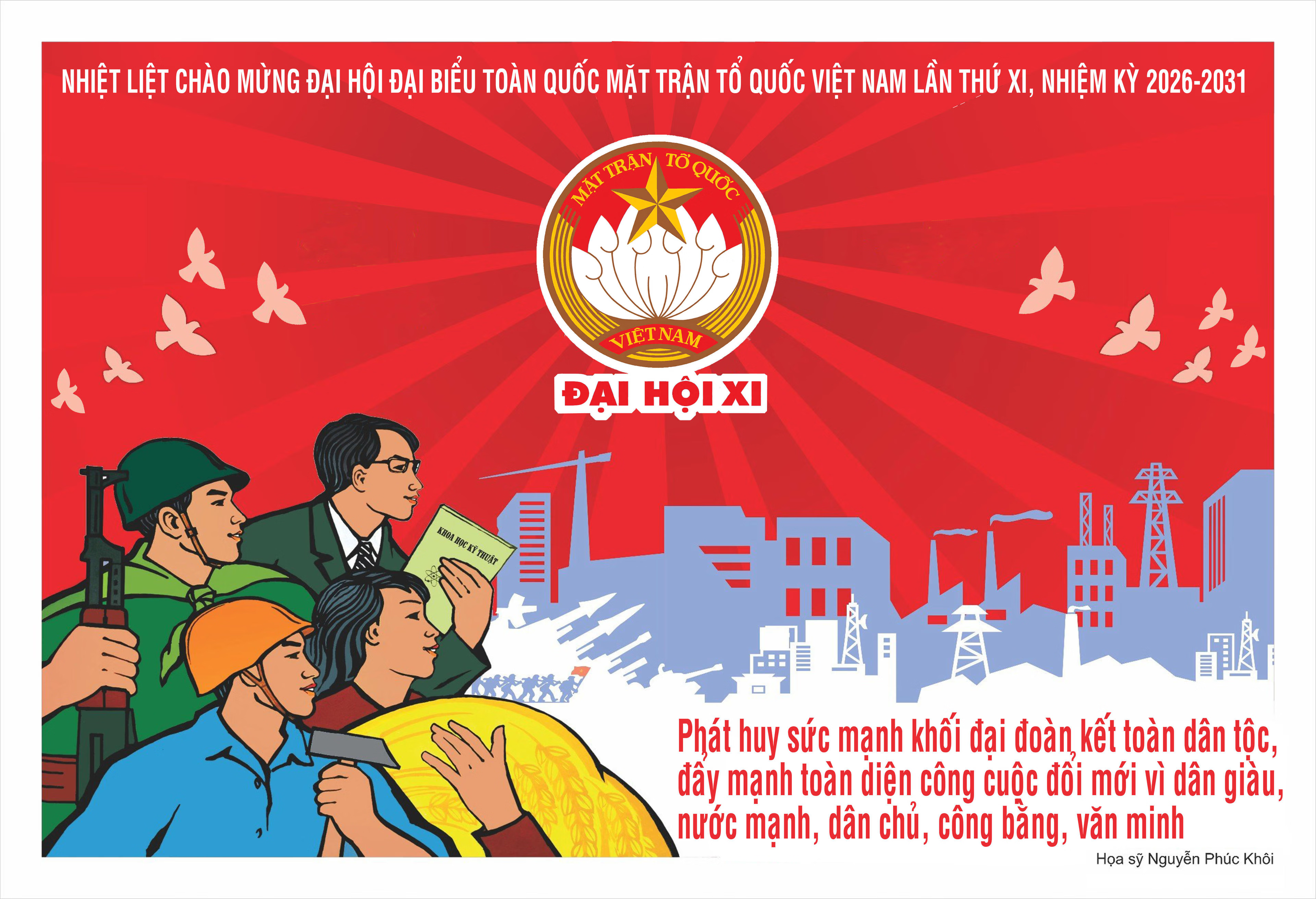 Hơn 1 300 đại biểu sẽ tham dự Đại hội đại biểu toàn quốc MTTQ Việt Nam lần thứ XI