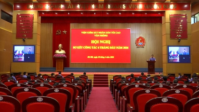 Văn phòng VKSND tối cao sơ kết công tác 6 tháng đầu năm 2026