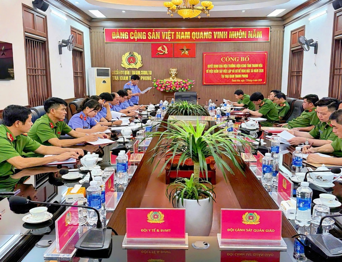 Viện kiểm sát nhân dân tỉnh Thanh Hóa Kiểm sát chặt chẽ việc lập hồ sơ đề nghị đặc xá năm 2026