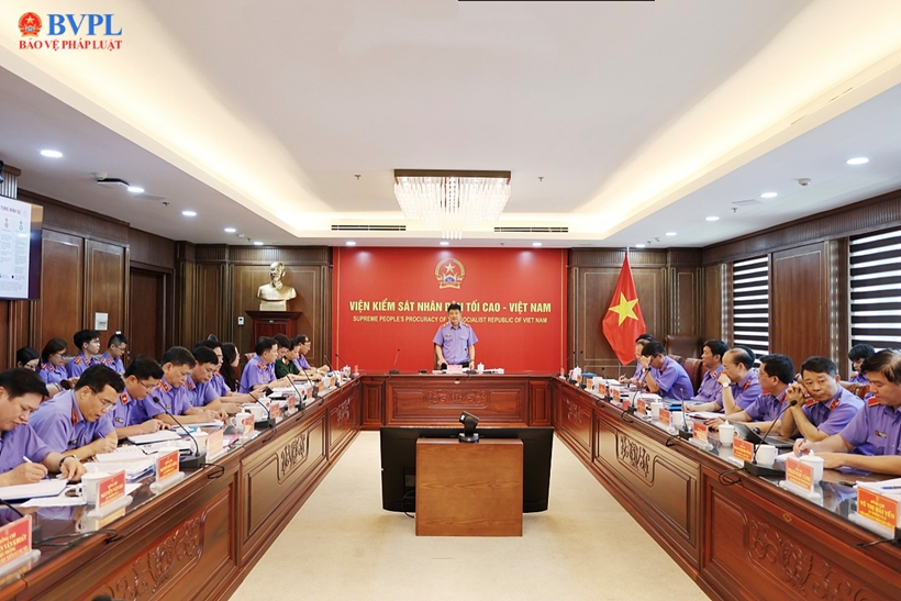 Viện trưởng Nguyễn Huy Tiến chủ trì họp Ban Thường vụ Đảng ủy, Ủy ban Kiểm sát VKSND tối cao