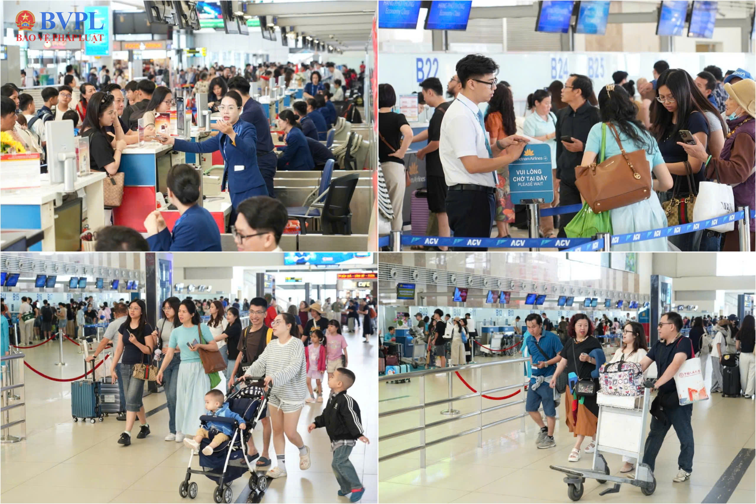 Sân bay Nội Bài phục vụ gần 113 000 lượt khách, quốc tế tăng vọt gần 30