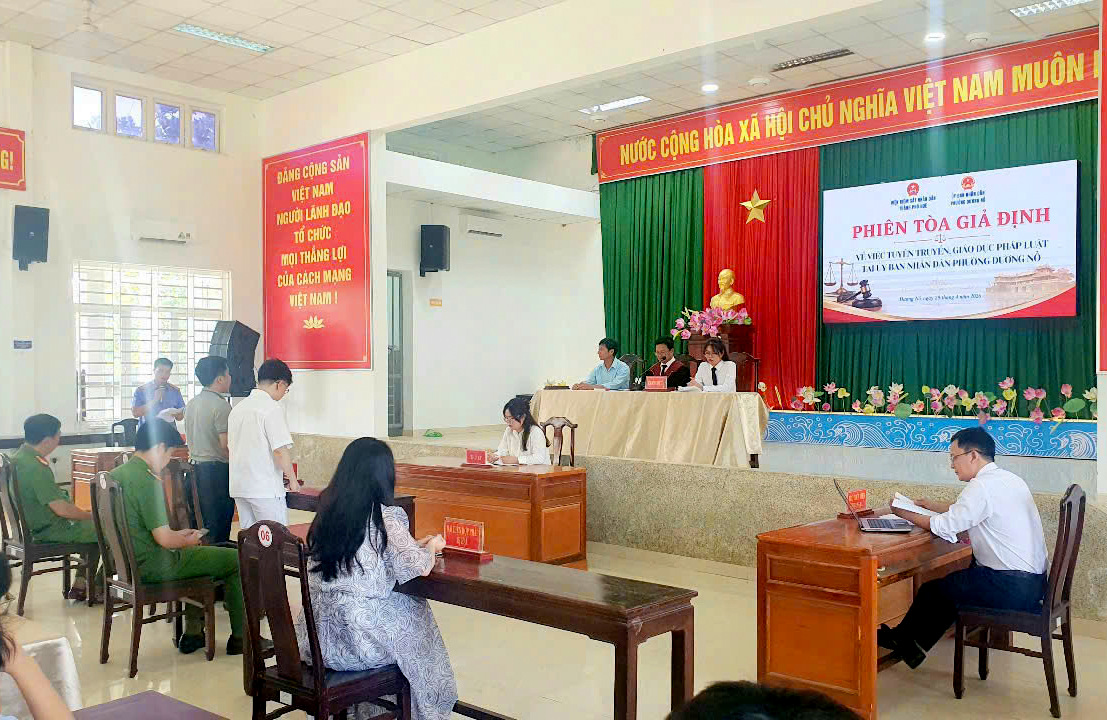 VKSND TP Huế nâng cao nhận thức phòng, chống ma túy qua phiên tòa giả định