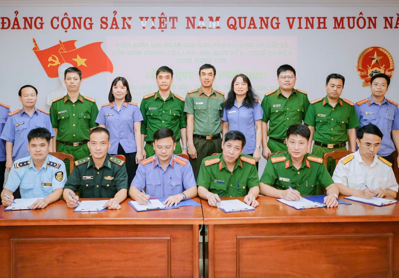 VKSND khu vực 6, tỉnh Hưng Yên ký Quy chế phối hợp với các đơn vị trên địa bàn