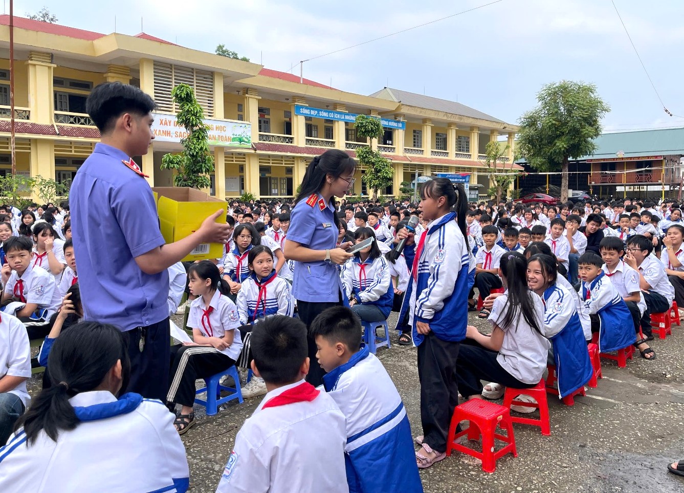 VKSND khu vực 2, tỉnh Lai Châu phối hợp tuyên truyền pháp luật tại trường học