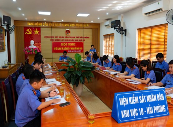 VKSND khu vực 10 - Hải Phòng sơ kết công tác kiểm sát 6 tháng đầu năm