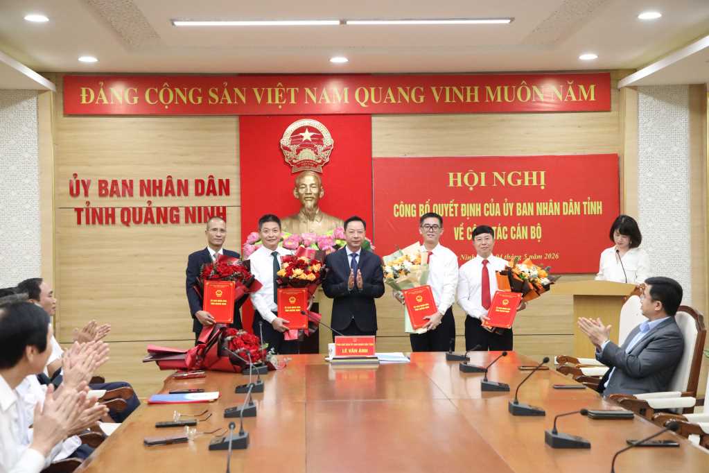 Quảng Ninh bổ nhiệm Giám đốc Sở Y tế và nhiều cán bộ chủ chốt