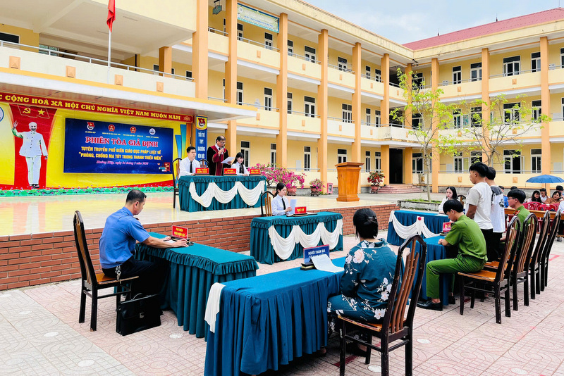 VKSND tỉnh Quảng Trị tuyên truyền phòng, chống ma túy qua phiên tòa giả định