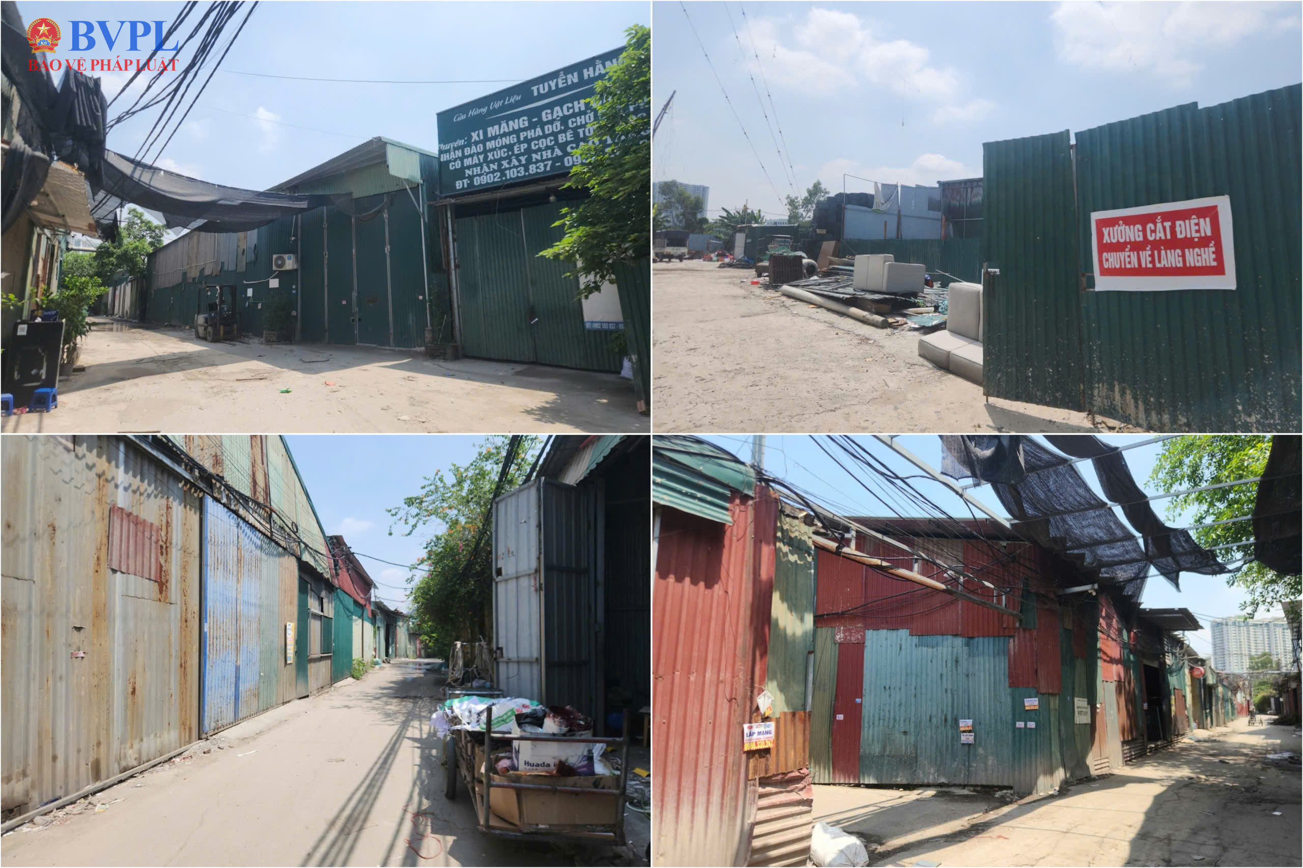 Hà Nội cắt điện nhiều nhà xưởng trái phép tại Tân Triều