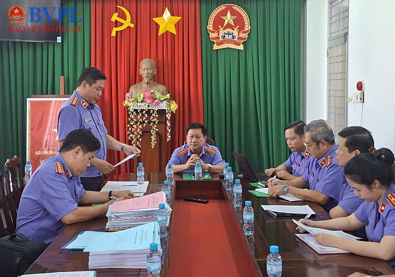 VKSND tỉnh Tây Ninh kiểm tra việc thực hiện Kết luận thanh tra tại VKSND Khu vực 1