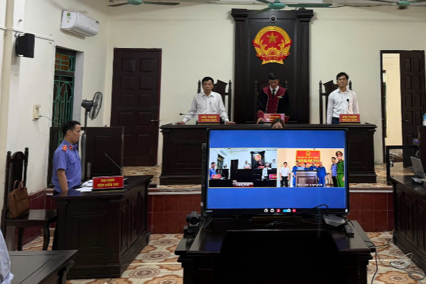 VKSND khu vực 8, tỉnh Hưng Yên phối hợp tổ chức thành công 3 phiên tòa xét xử trực tuyến