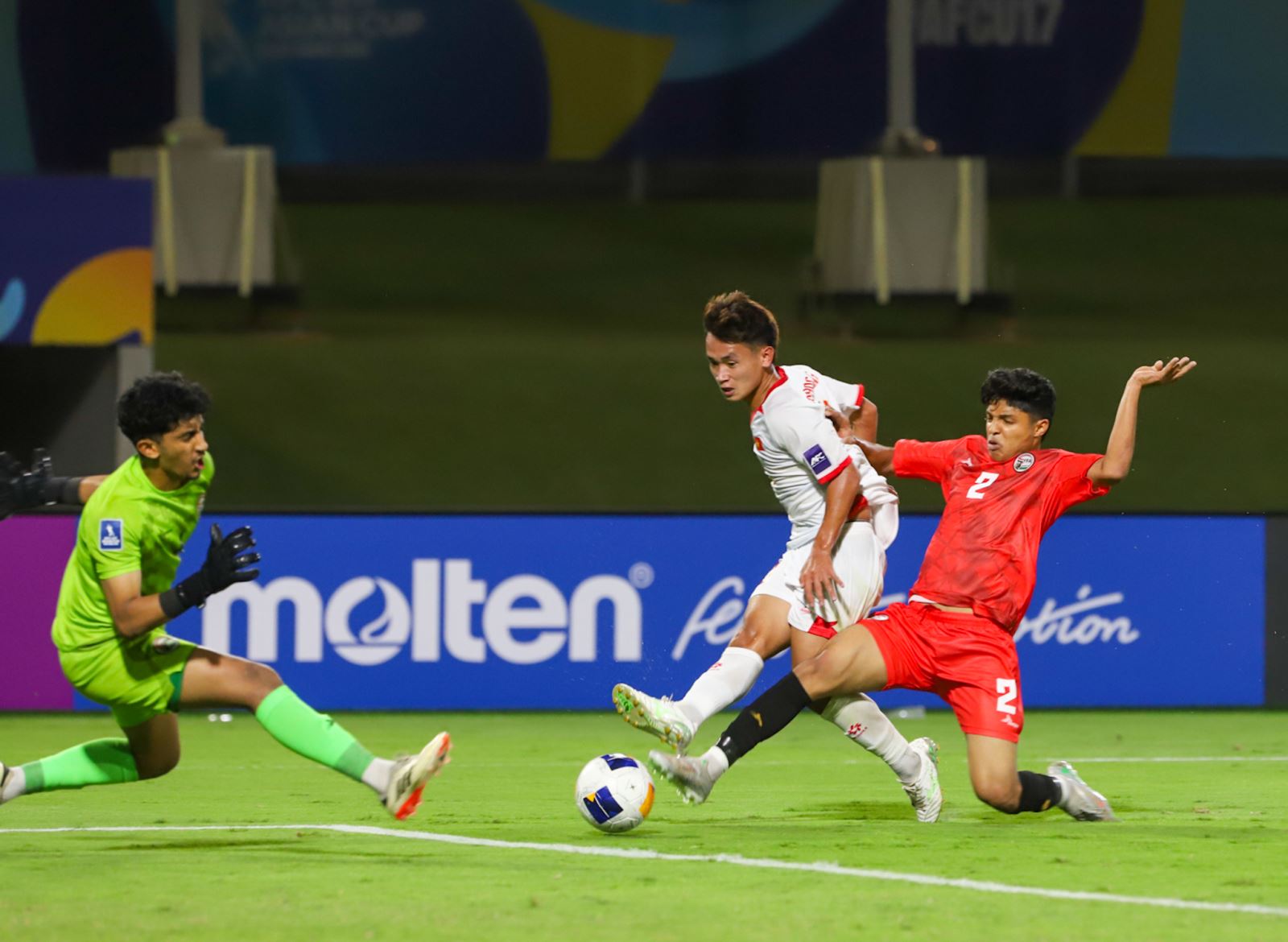 Quang Hưng ghi bàn, U17 Việt Nam thắng trận ra quân ở giải châu Á