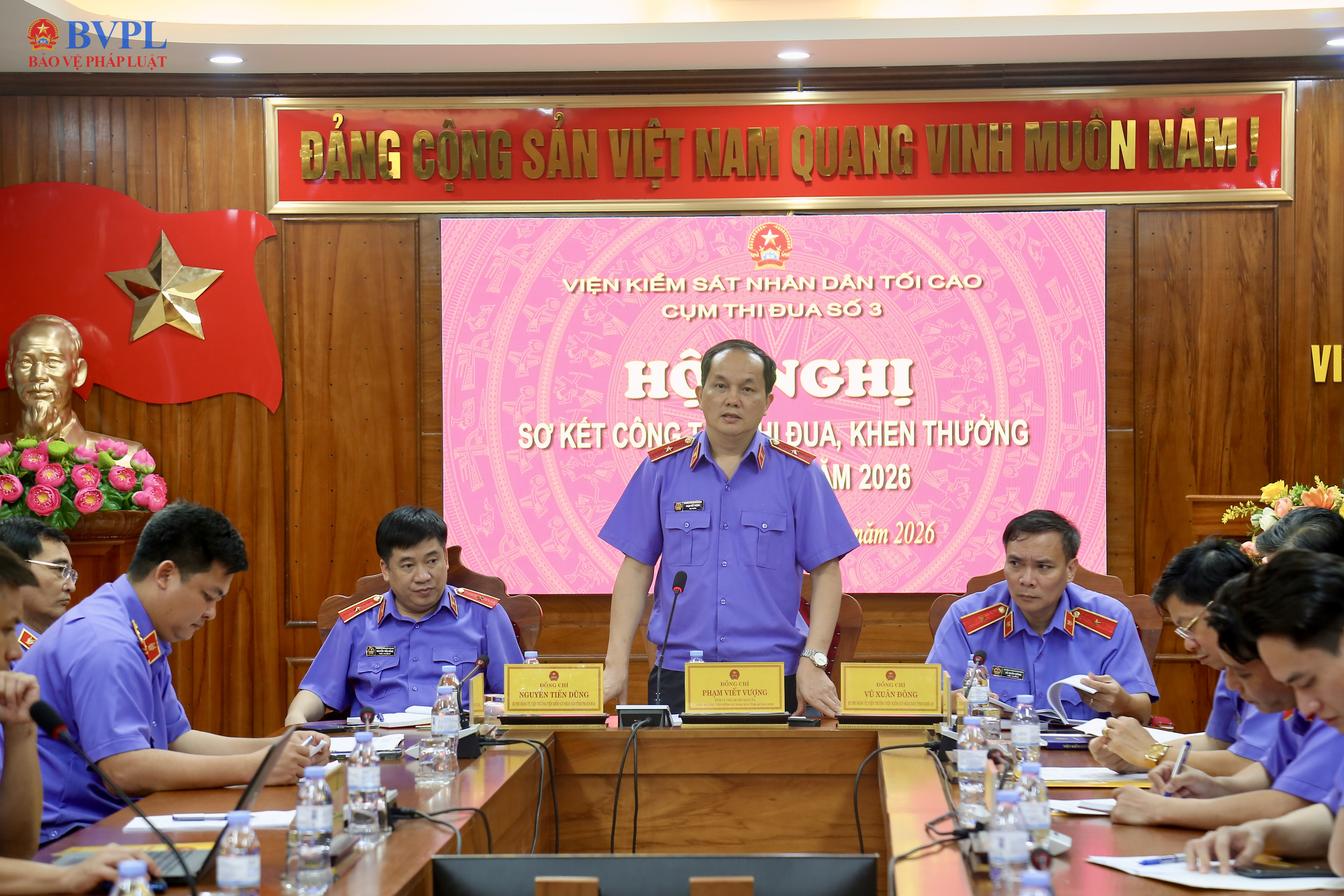 Cụm thi đua số 3 ngành Kiểm sát nhân dân sơ kết công tác thi đua, khen thưởng 6 tháng đầu năm