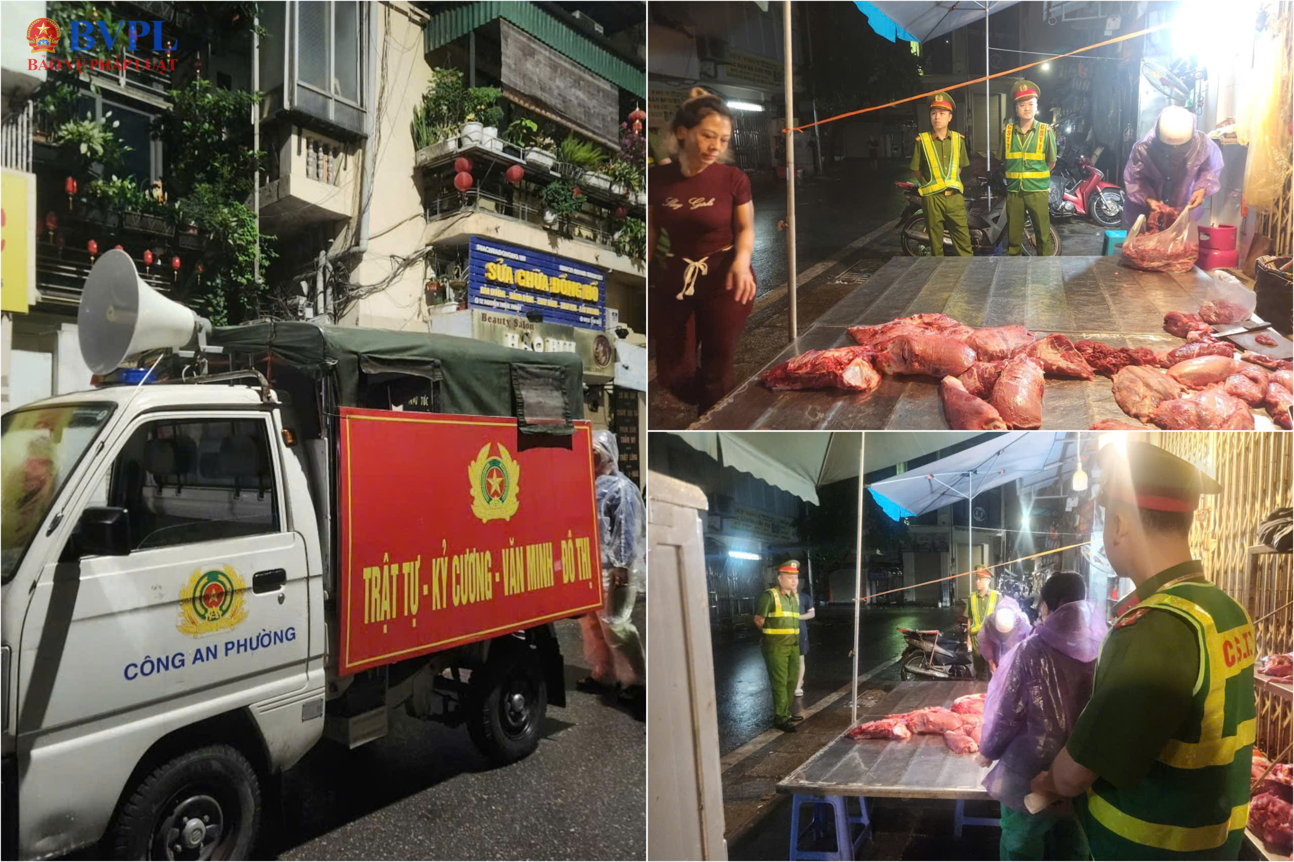 Hàng loạt tiểu thương vi phạm tại khu bán buôn thịt bò lớn ở Hà Nội