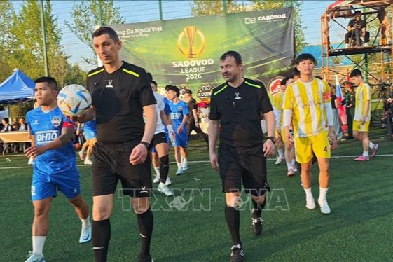Sân chơi thể thao kết nối cộng đồng người Việt tại Nga