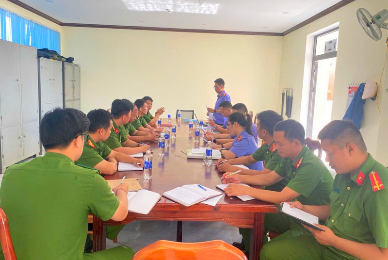 VKSND khu vực 9, Quảng Ngãi trực tiếp kiểm sát việc giải quyết nguồn tin về tội phạm
