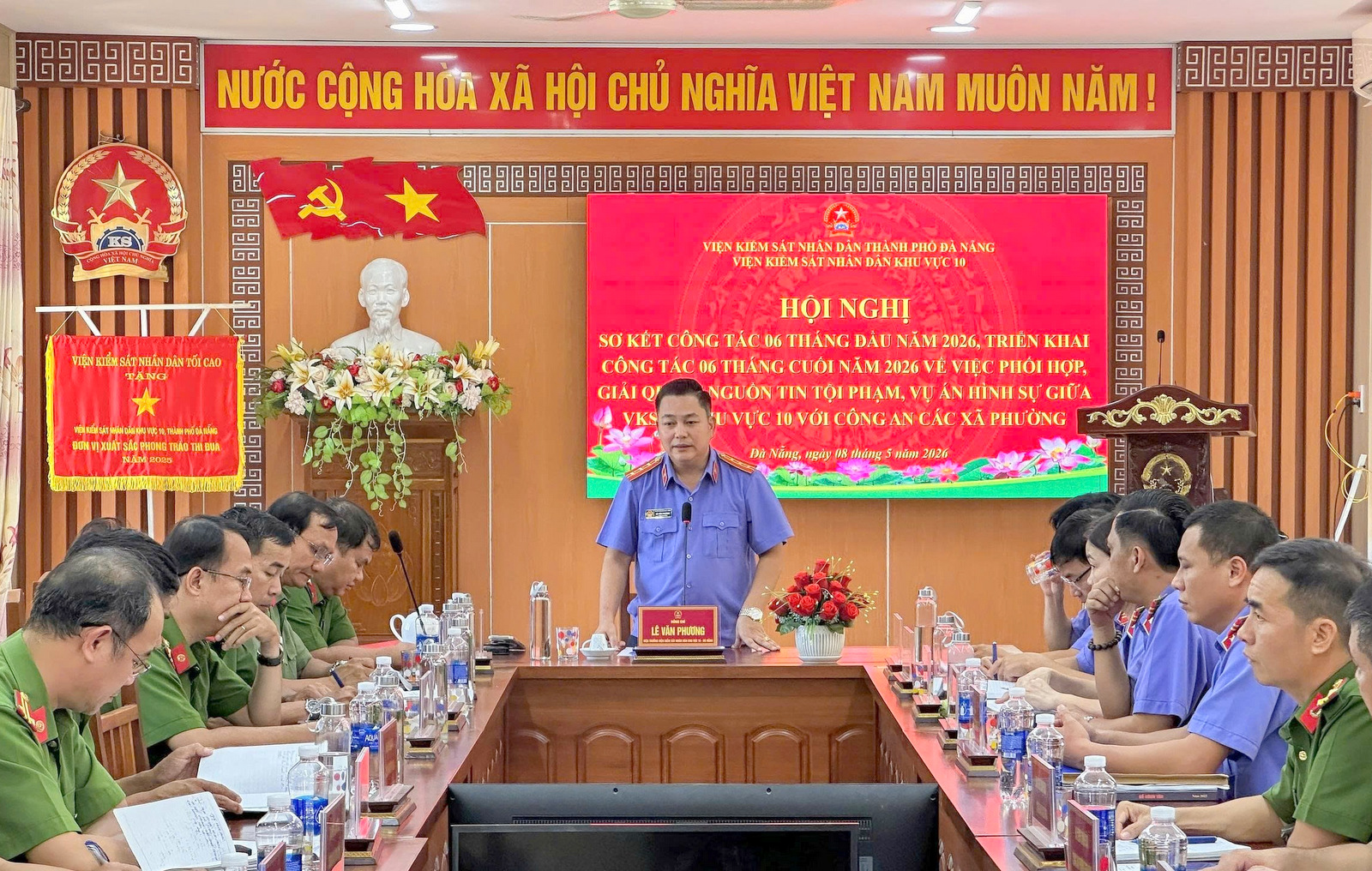 VKSND khu vực 10 phối hợp nâng cao chất lượng giải quyết nguồn tin về tội phạm