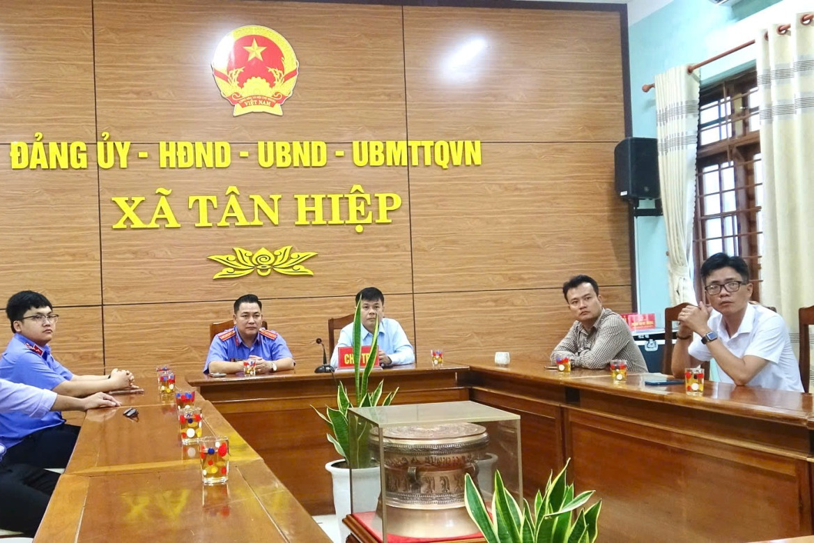 VKSND khu vực 10 theo dõi trực tuyến hội nghị ký kết quy chế phối hợp giữa VKSND và UBND TP Đà Nẵng
