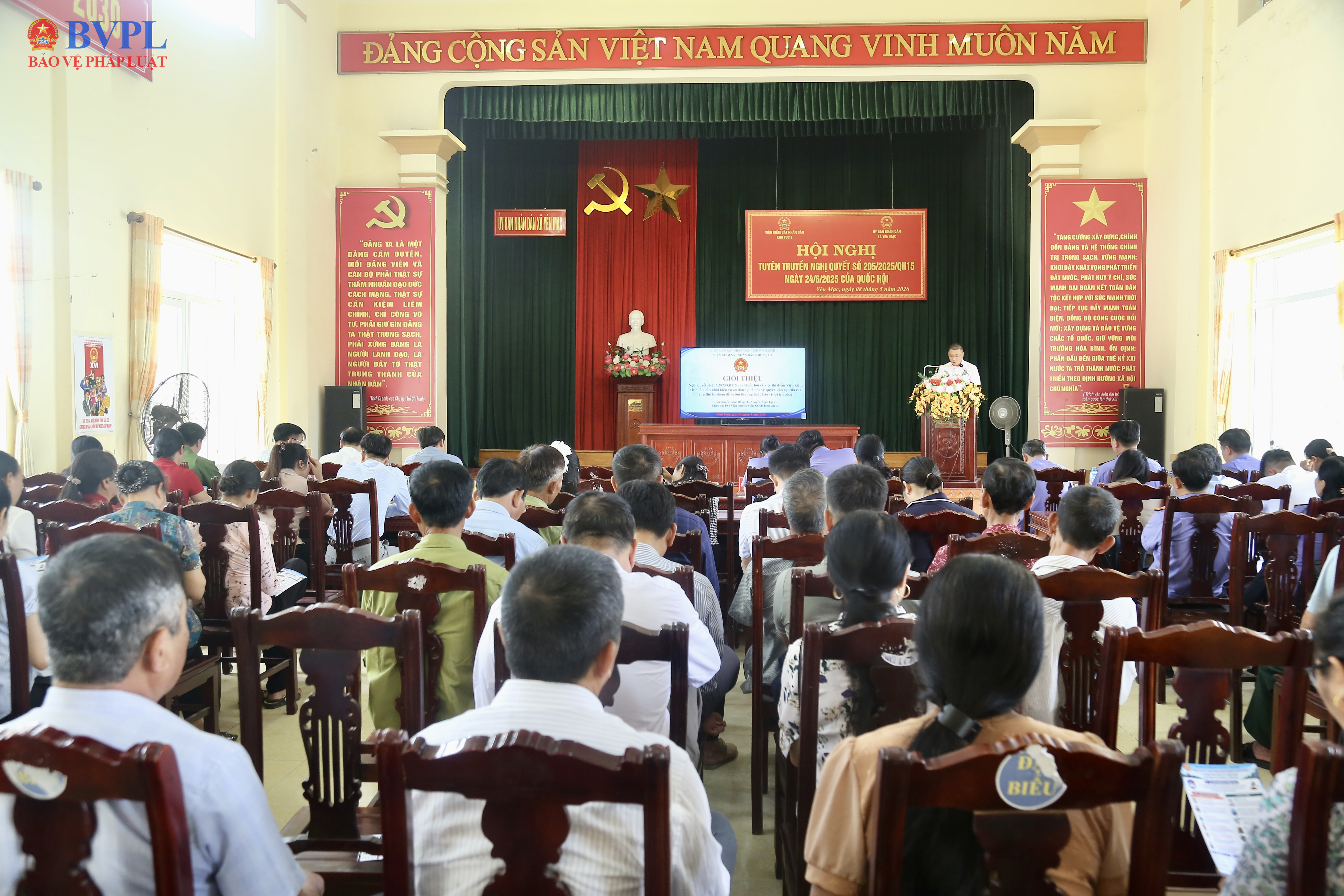 VKSND khu vực 2 – Ninh Bình Tăng cường tuyên truyền, phổ biến sâu rộng Nghị quyết số 205 của Quốc hội