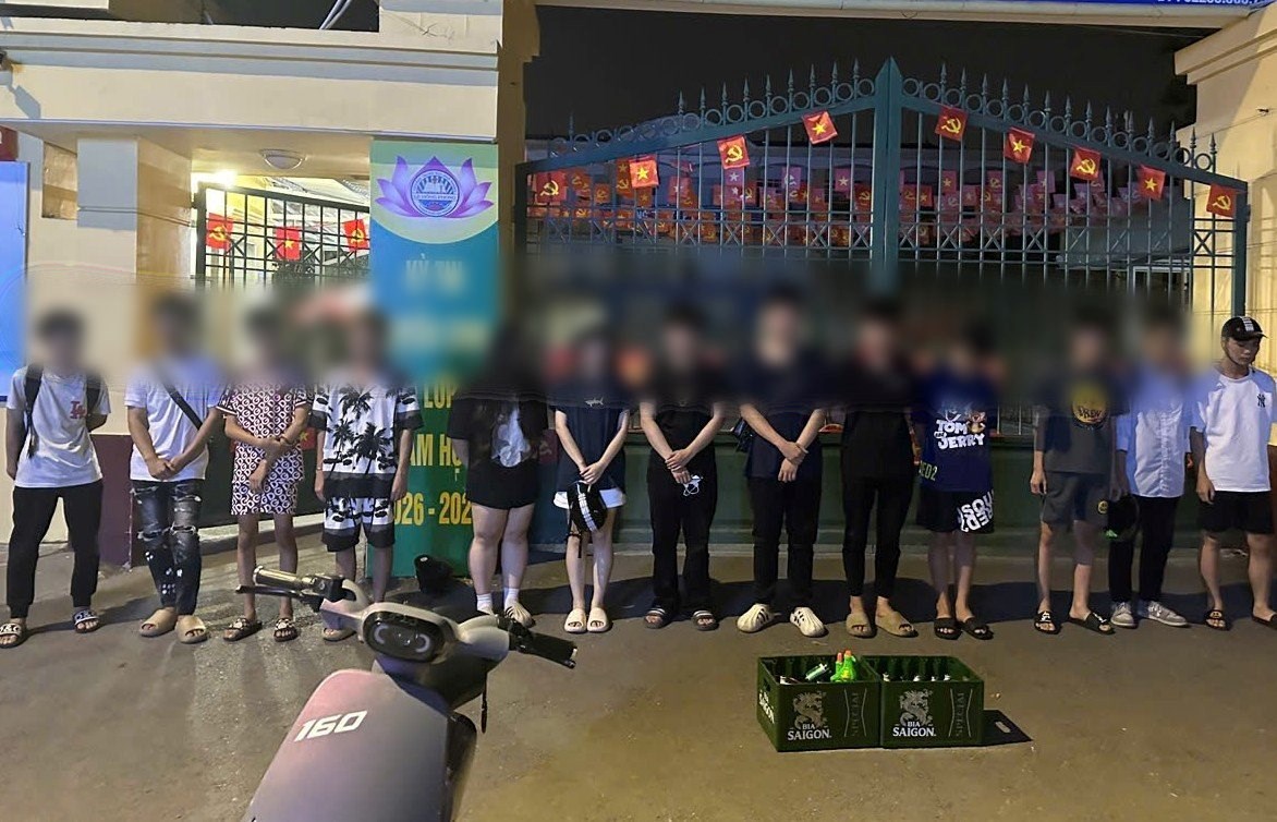 Ngăn chặn hai nhóm thanh niên chuẩn bị đánh nhau trong đêm cuối tuần