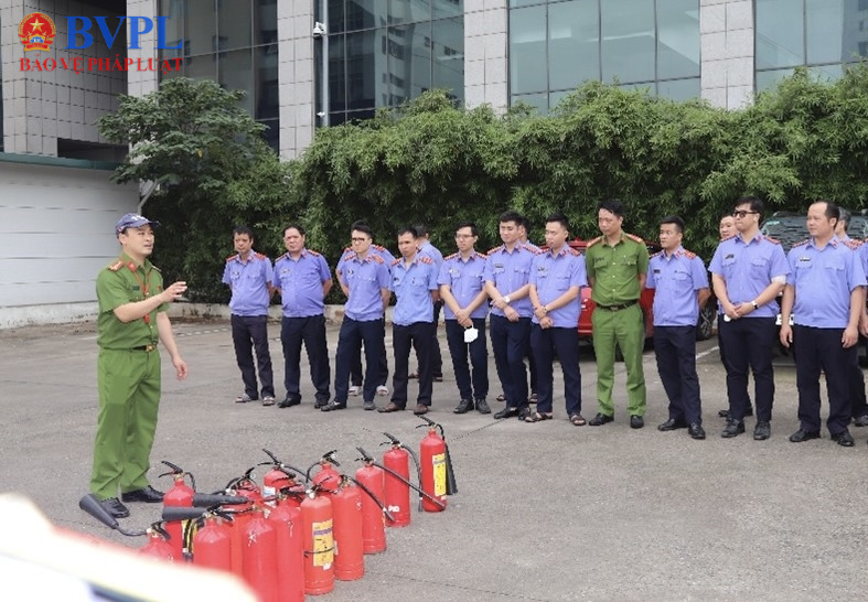 VKSND tối cao tổ chức thực tập phương án phòng cháy, chữa cháy và cứu nạn, cứu hộ năm 2026