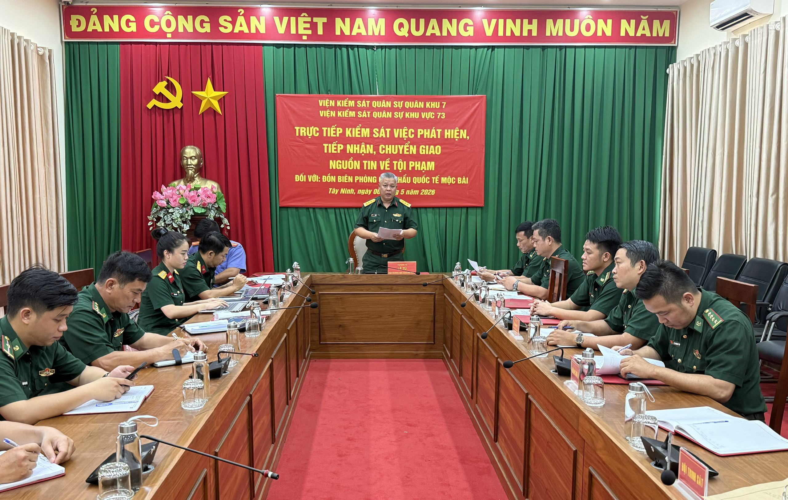 Kiểm sát việc phát hiện, tiếp nhận, chuyển giao nguồn tin về tội phạm tại các đơn vị Biên phòng