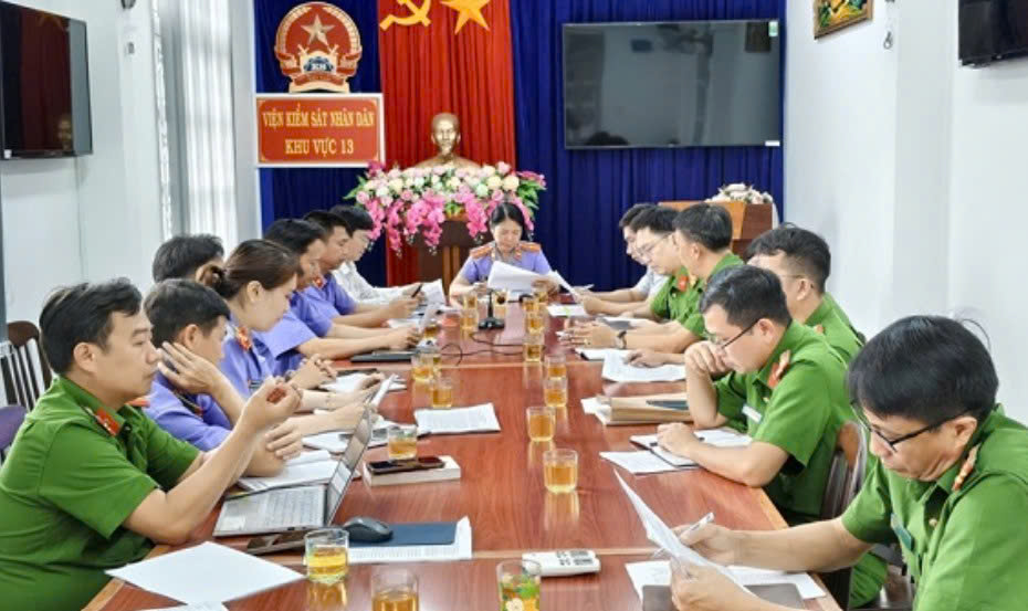 VKSND khu vực 13 – Gia Lai tổ chức họp liên ngành giải quyết các vụ án phức tạp