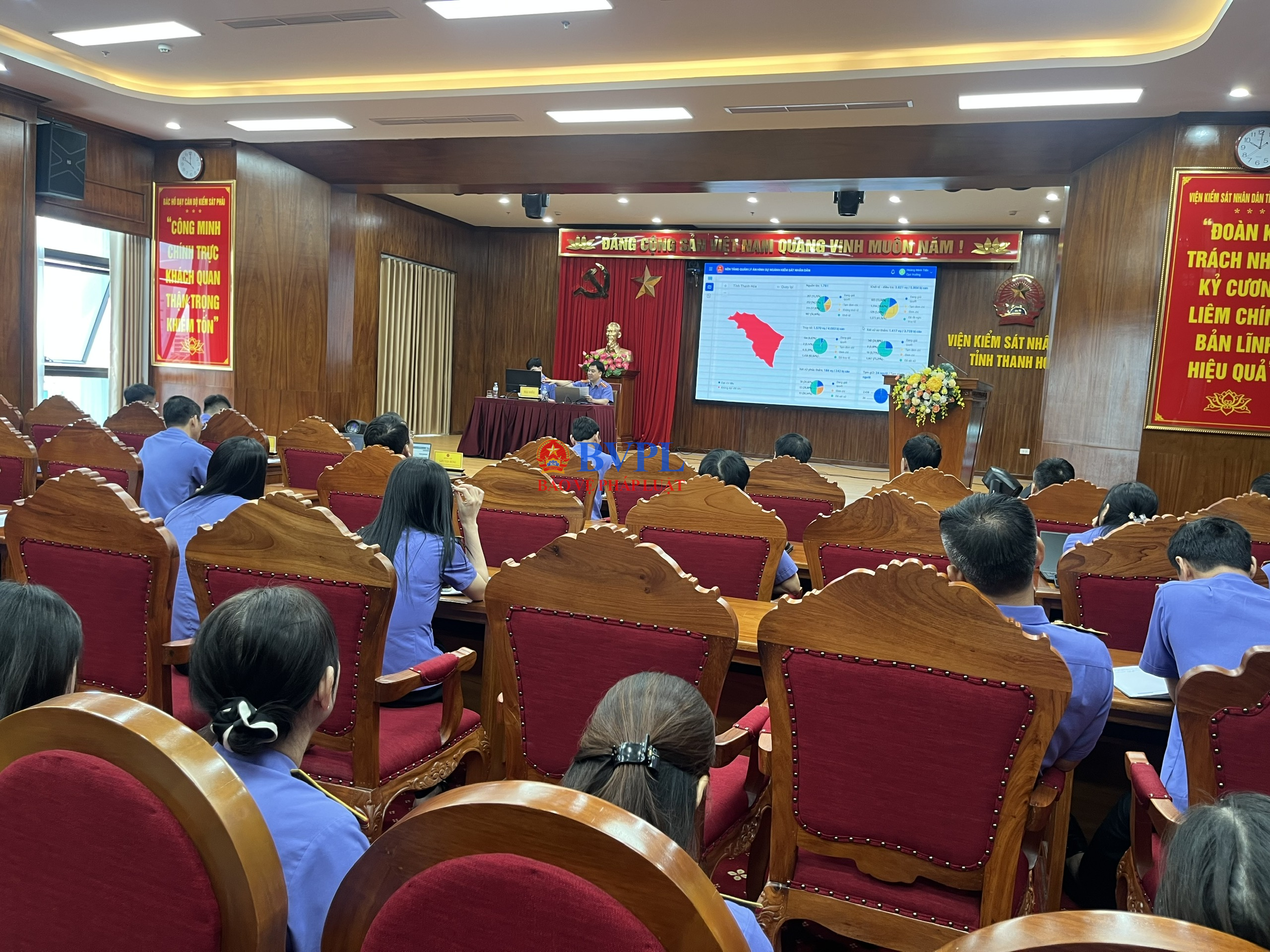 Khảo sát kết quả triển khai thử nghiệm nền tảng Quản lý án hình sự tại VKSND tỉnh Thanh Hoá