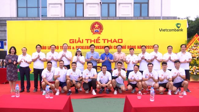 Giải Thể thao Tennis và Pickleball VKSND tối cao mở rộng thành công tốt đẹp