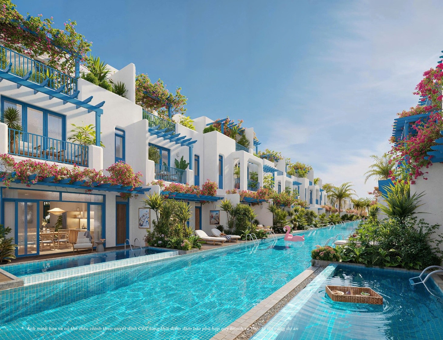 Nhà phố biển Sông Town Bài toán khai thác lưu trú và dịch vụ tại CaraWorld Cam Ranh