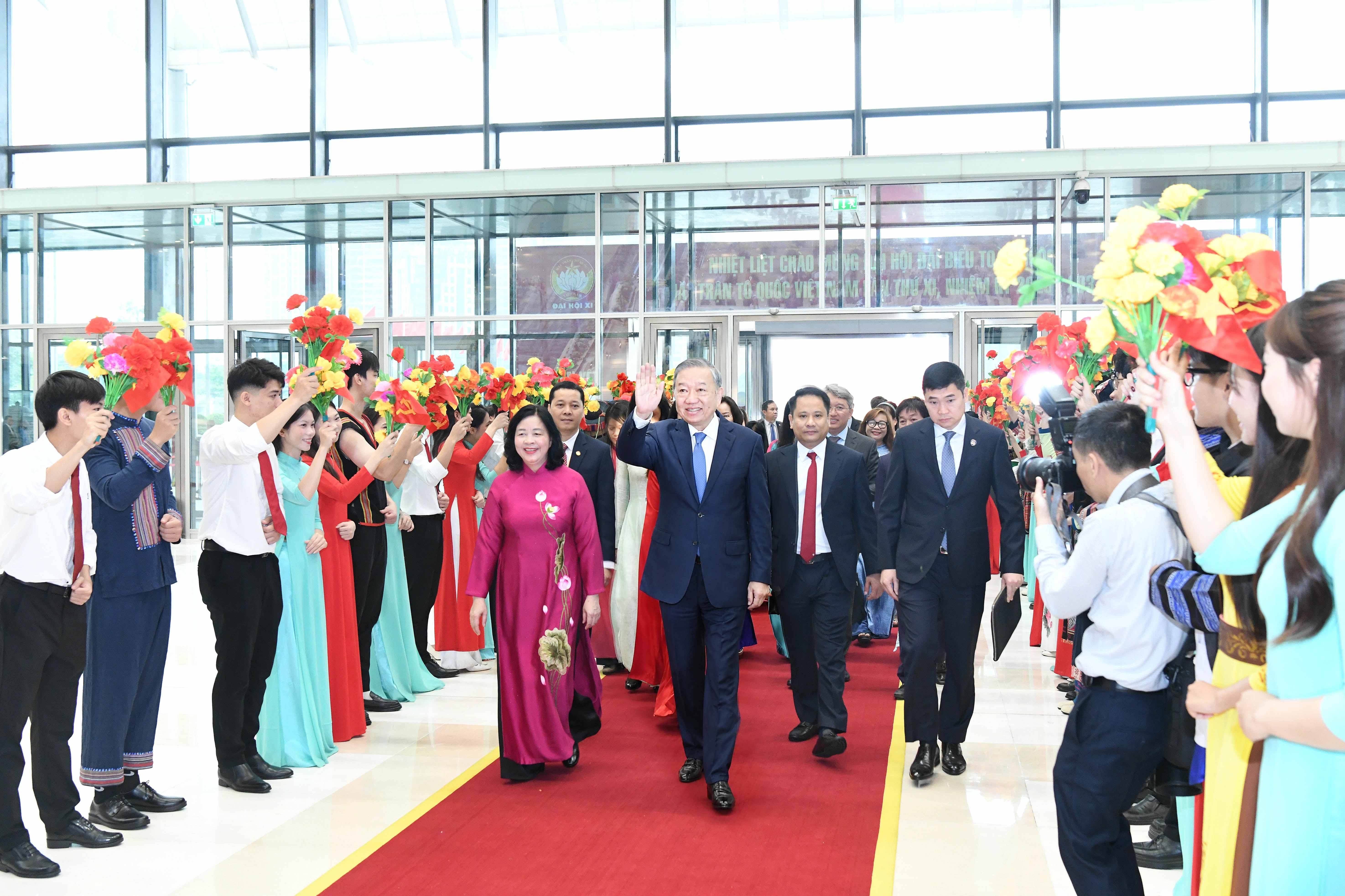 Tổng Bí thư, Chủ tịch nước Tô Lâm dự Đại hội đại biểu toàn quốc Mặt trận Tổ quốc Việt Nam lần thứ XI