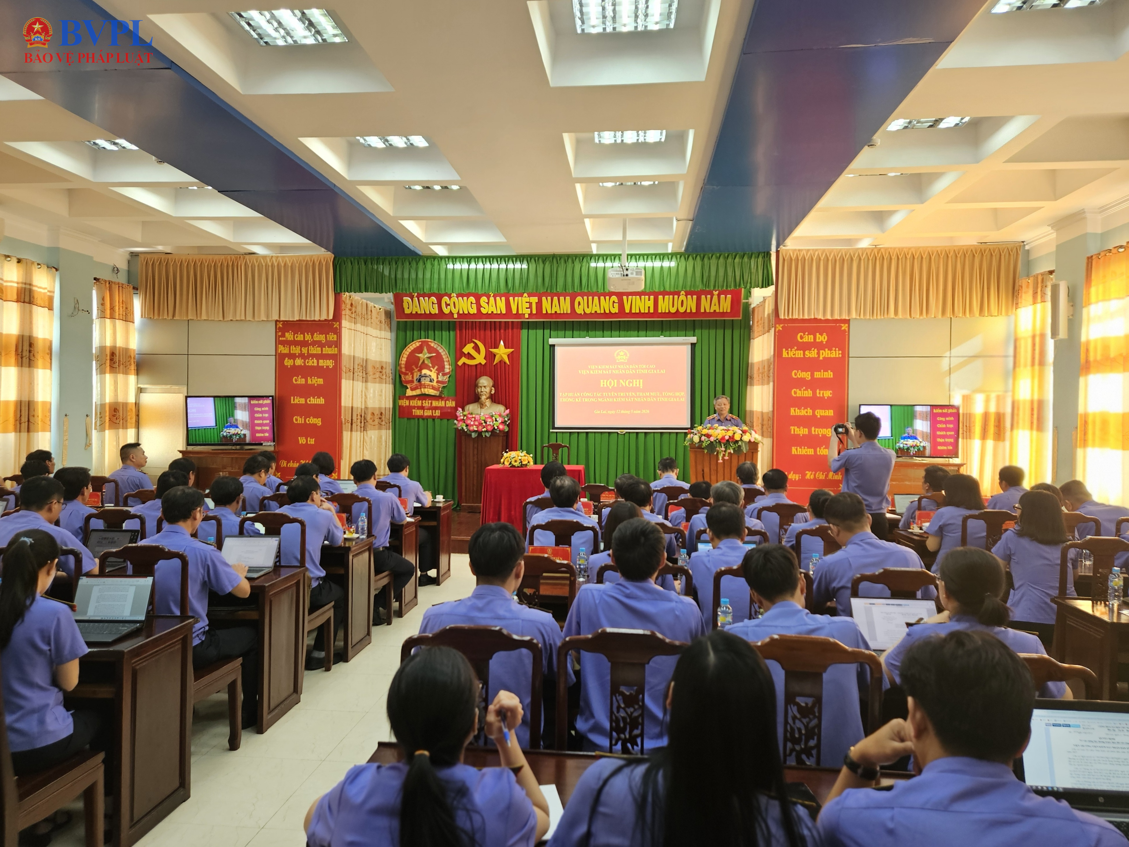 Tập huấn kỹ năng tuyên truyền cho gần 500 cán bộ, công chức VKSND tỉnh Gia Lai