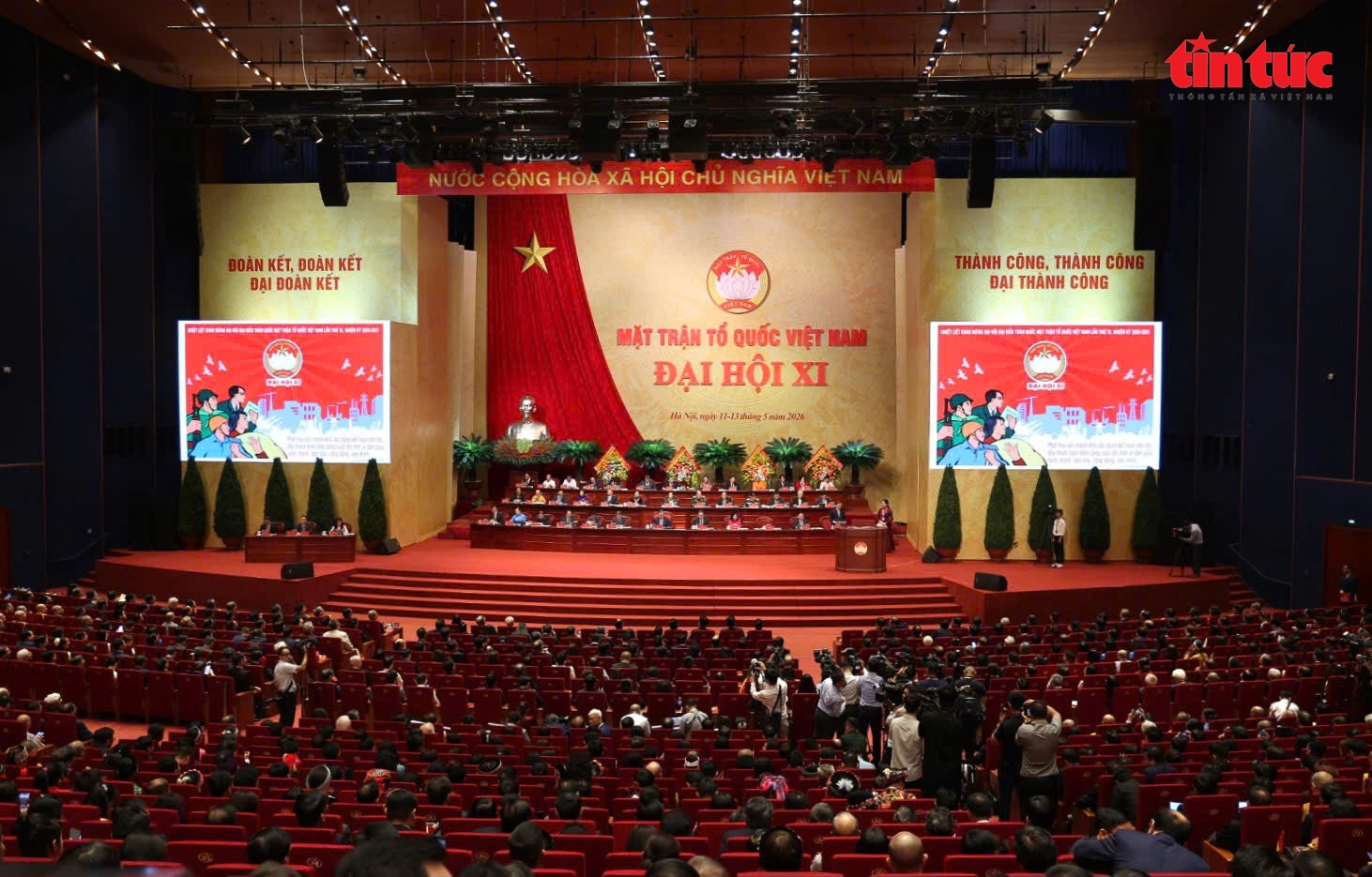 Thông cáo báo chí ngày làm việc thứ hai Đại hội Đại biểu Toàn quốc Mặt trận Tổ quốc Việt Nam lần thứ XI, nhiệm kỳ 2026 - 2031