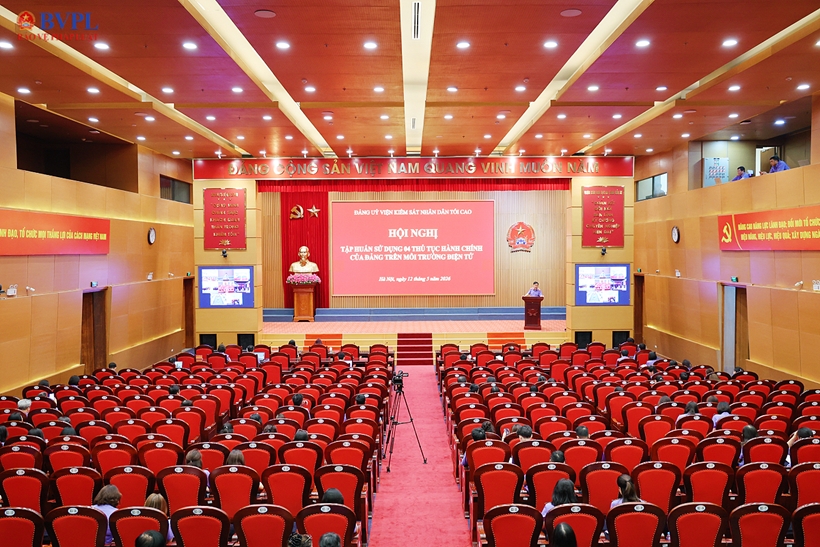 Hội nghị tập huấn sử dụng 4 thủ tục hành chính của Đảng trên môi trường điện tử