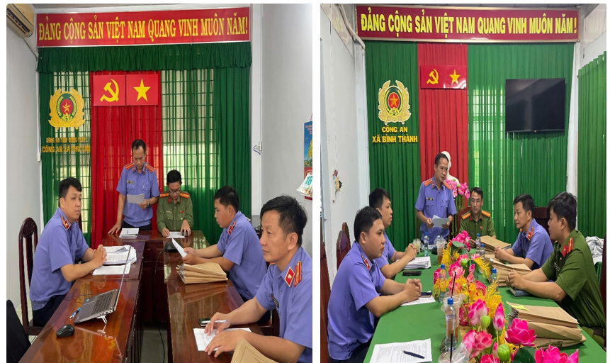 VKSND Khu vực 11 tỉnh Đồng Tháp trực tiếp kiểm sát công tác giải quyết nguồn tin về tội phạm