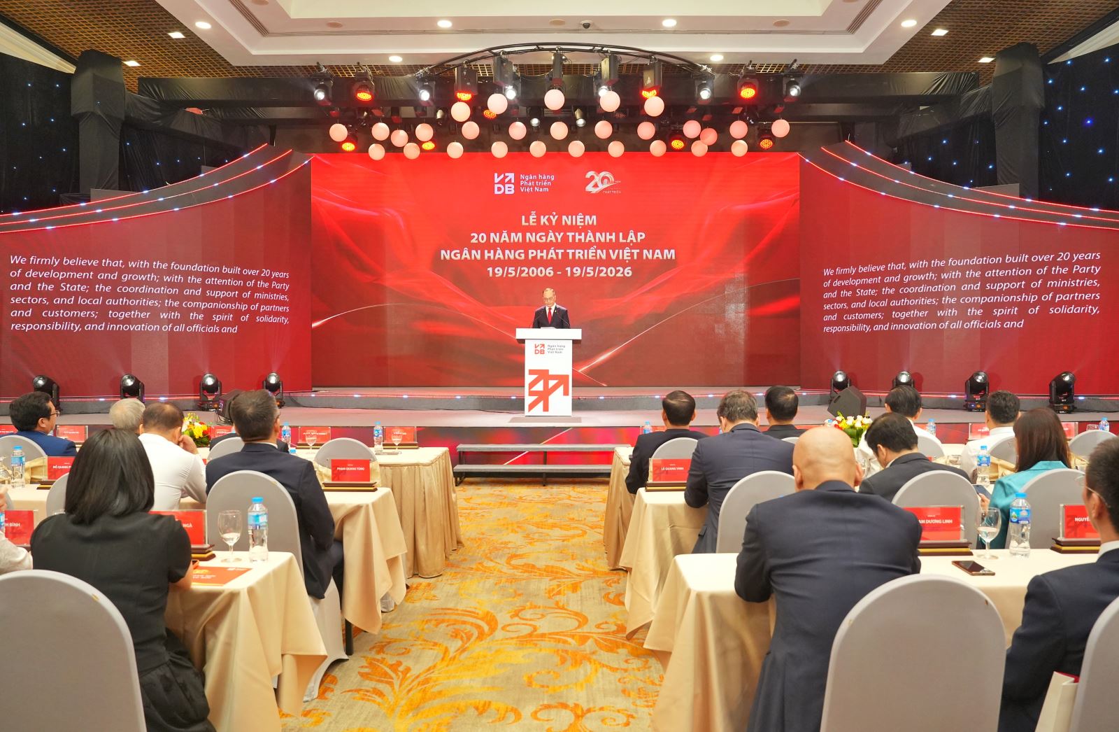 VDB kỷ niệm 20 năm thành lập Khẳng định vai trò định chế tài chính phát triển của Nhà nước
