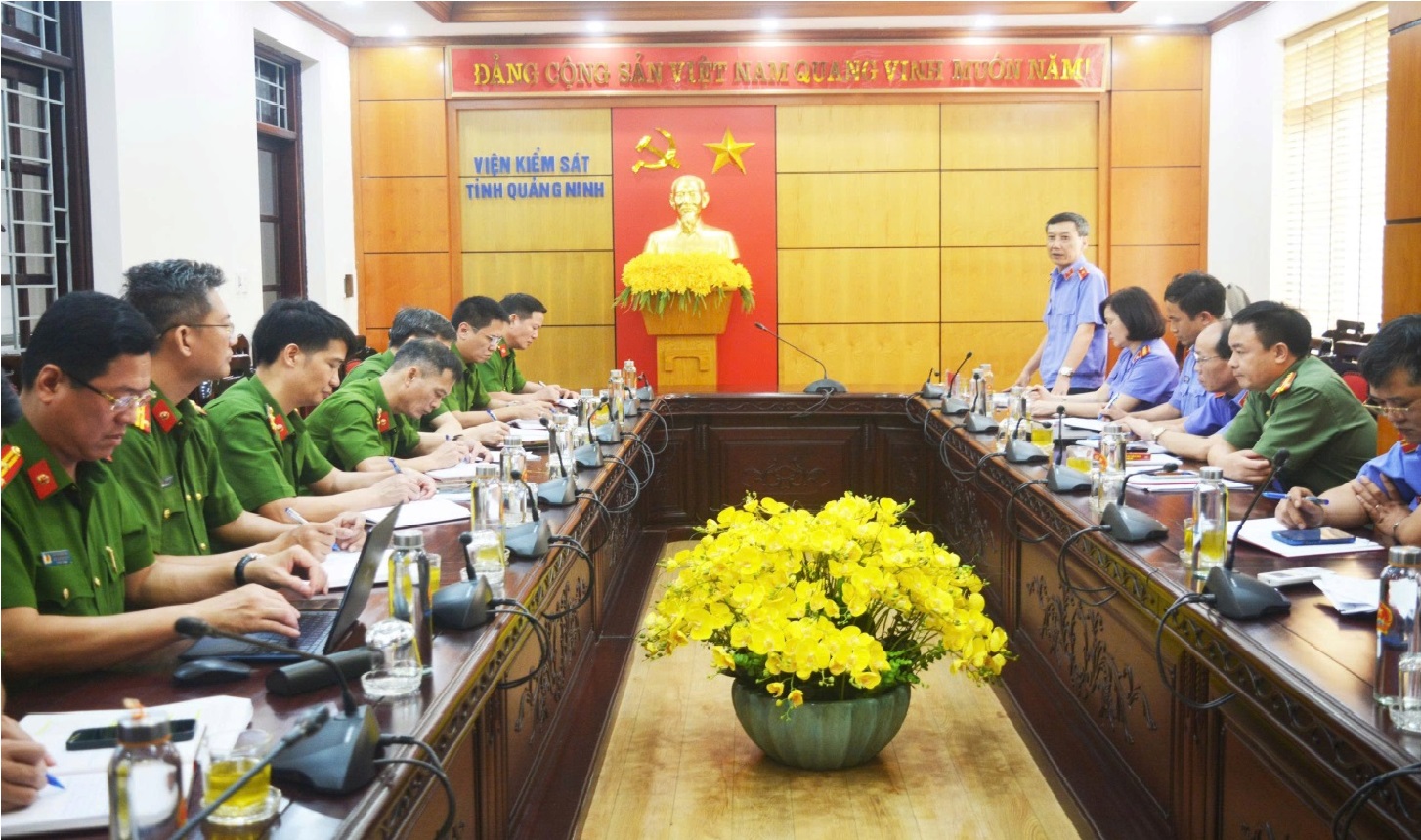 Liên ngành VKSND – Công an tỉnh Quảng Ninh tăng cường phối hợp giải quyết tin báo, án hình sự