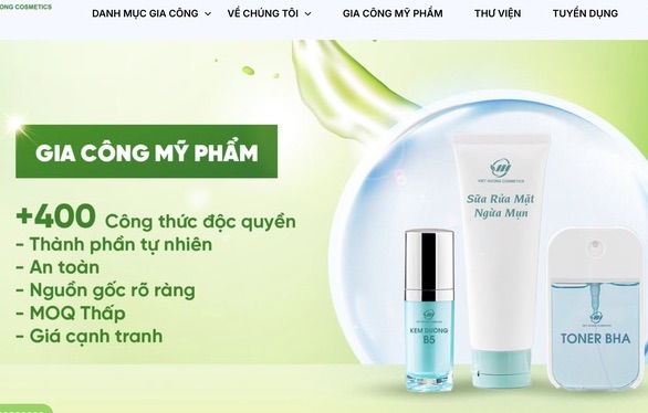 Thu hồi 511 sản phẩm mỹ phẩm của Công ty TNHH mỹ phẩm Việt Hương