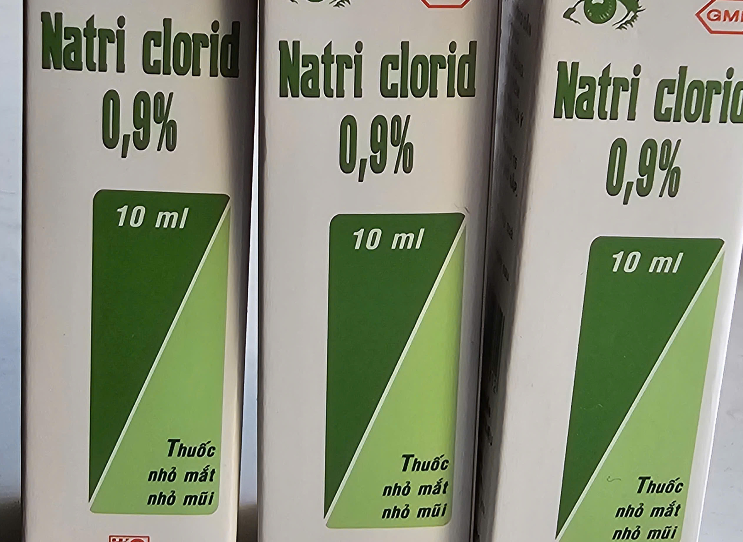 Thu hồi toàn quốc lô thuốc nhỏ mắt Natri clorid 0,9 của Công ty Pharmedic