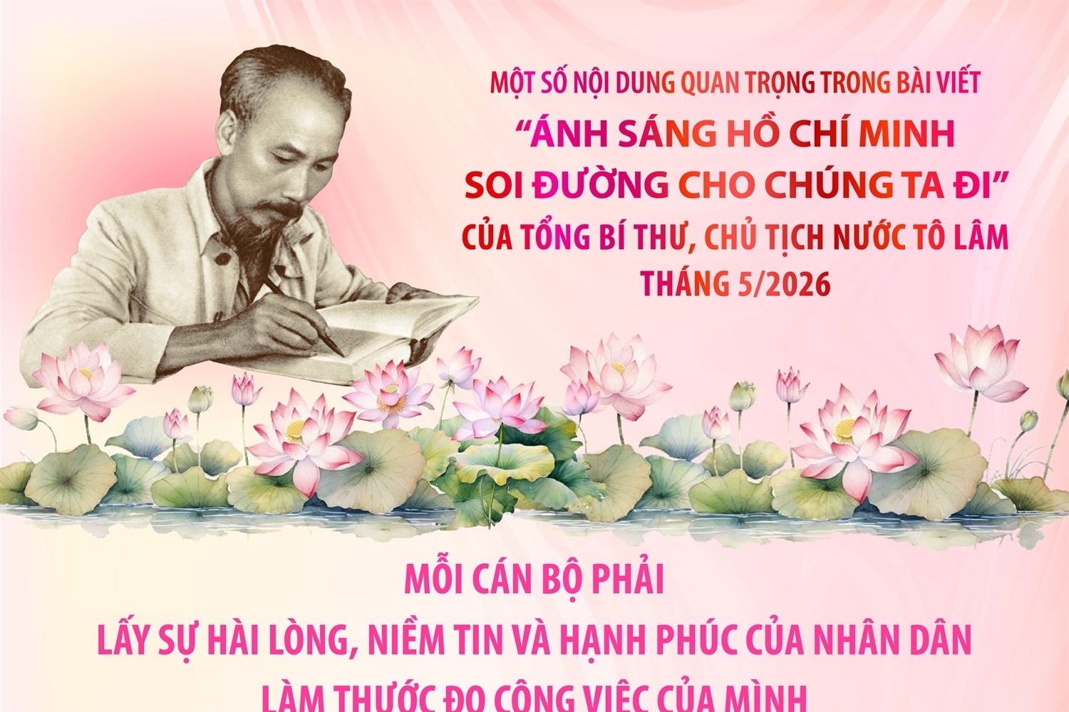 Tổng Bí thư, Chủ tịch nước Tô Lâm Mỗi cán bộ phải lấy sự hài lòng, niềm tin và hạnh phúc của Nhân dân làm thước đo công việc của mình