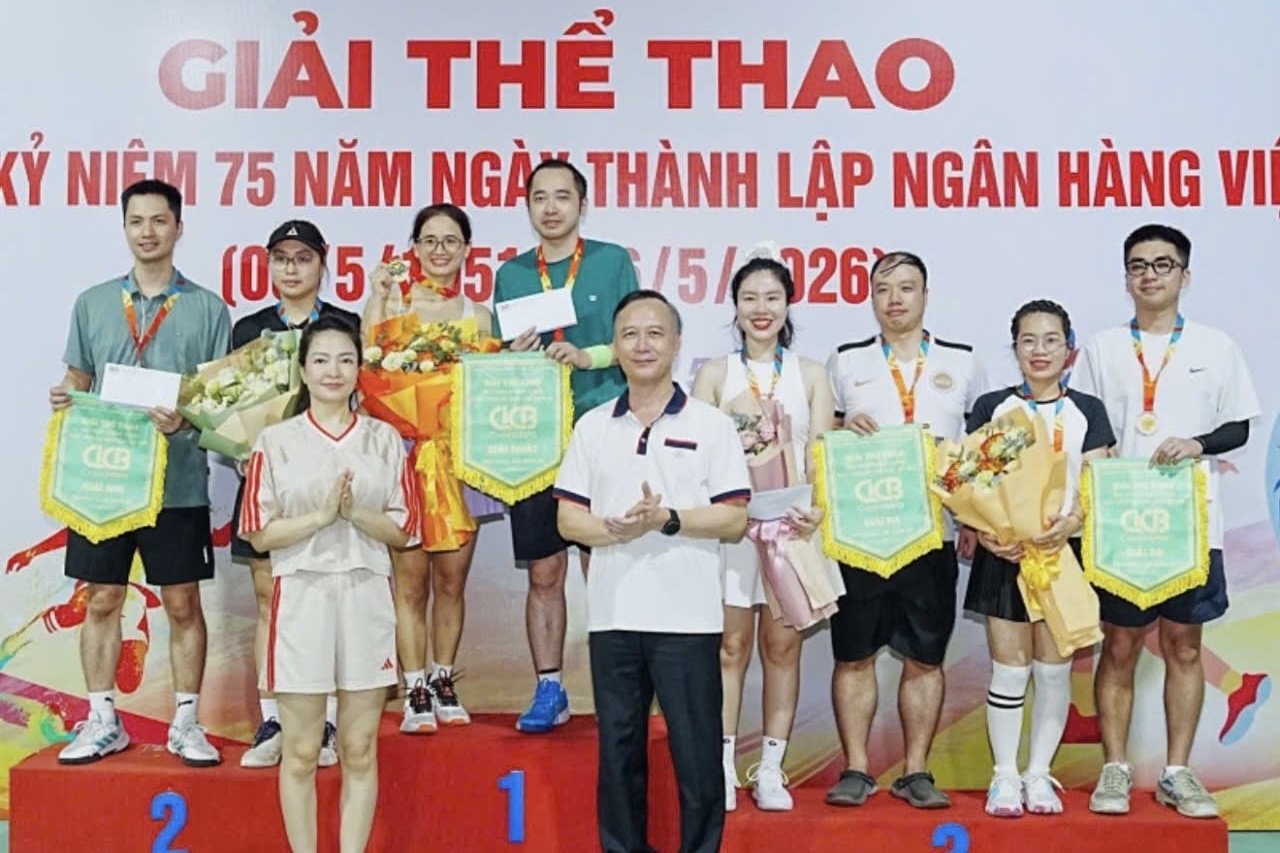 Sôi nổi Giải thể thao chào mừng 75 năm thành lập Ngân hàng Việt Nam