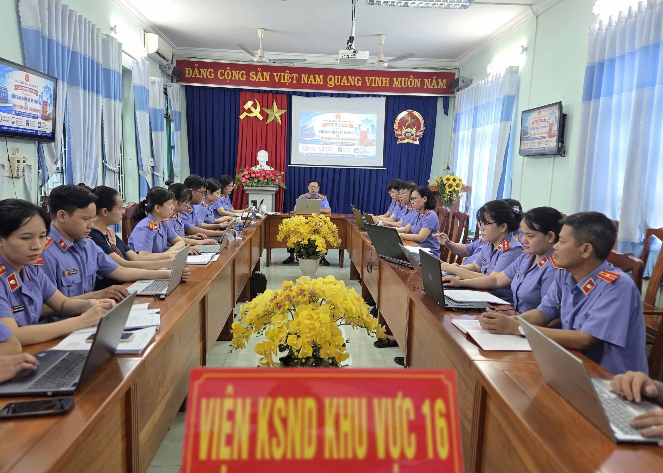 VKSND Khu vực 16 TP Hồ Chí Minh tổ chức cuộc thi tìm hiểu về Luật Tư pháp người chưa thành niên