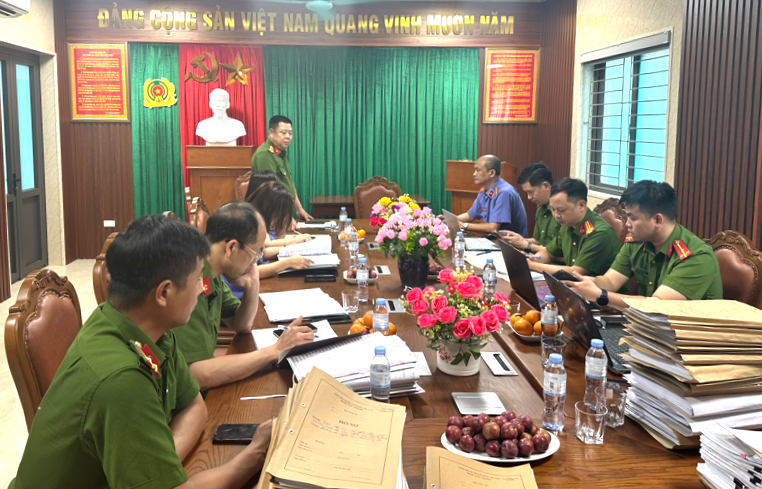 Phối hợp kiểm tra công tác tiếp nhận, xác minh tin báo tội phạm tại Công an cấp xã