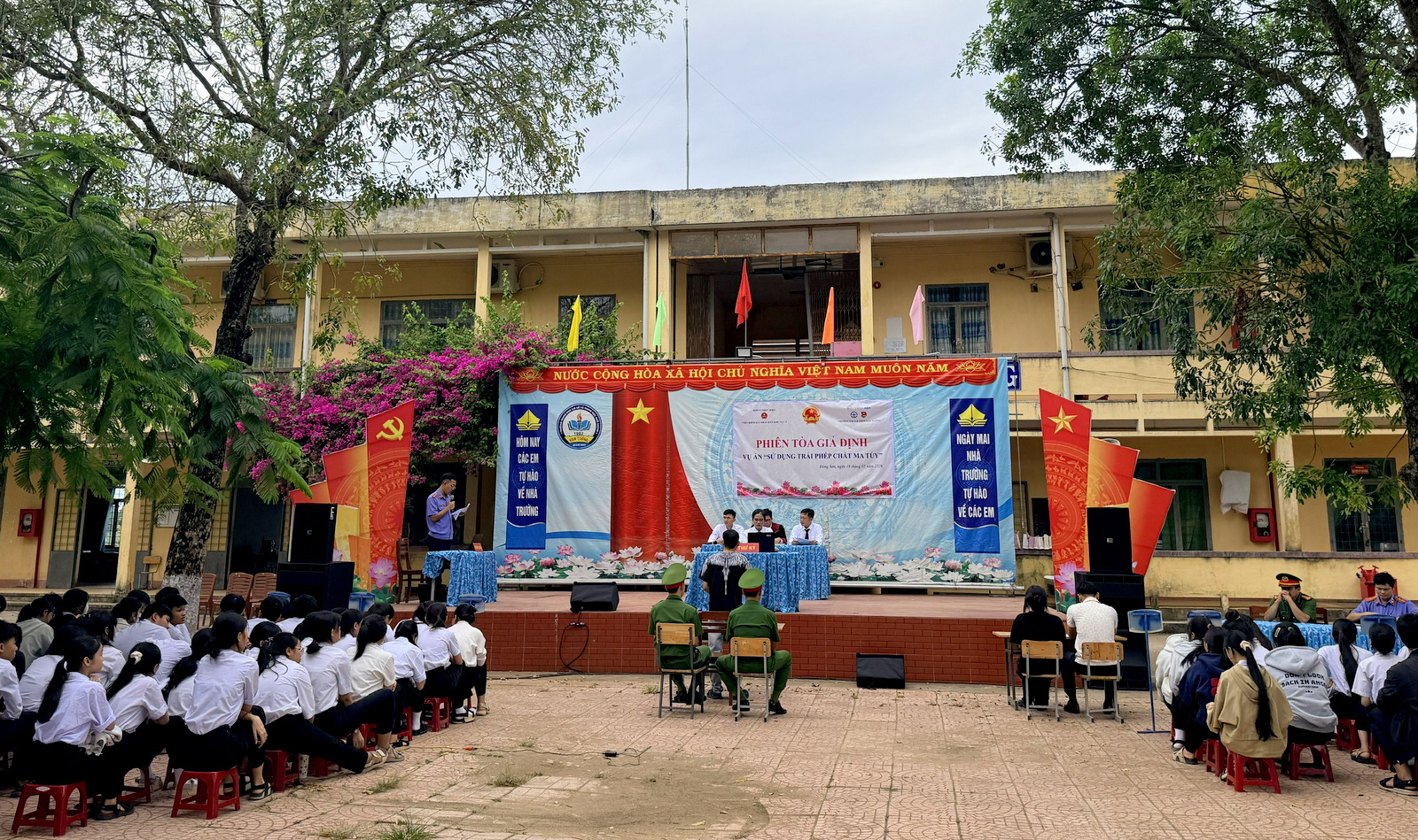 VKSND khu vực 2, tỉnh Quảng Ngãi tổ chức thành công phiên tòa giả định tuyên truyền pháp luật