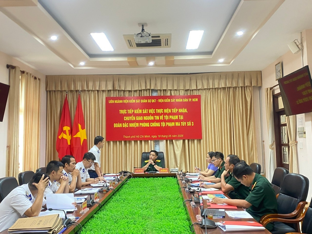 VKS Quân sự Quân khu 7 trực tiếp kiểm sát tại Đoàn Đặc nhiệm phòng, chống tội phạm ma túy
