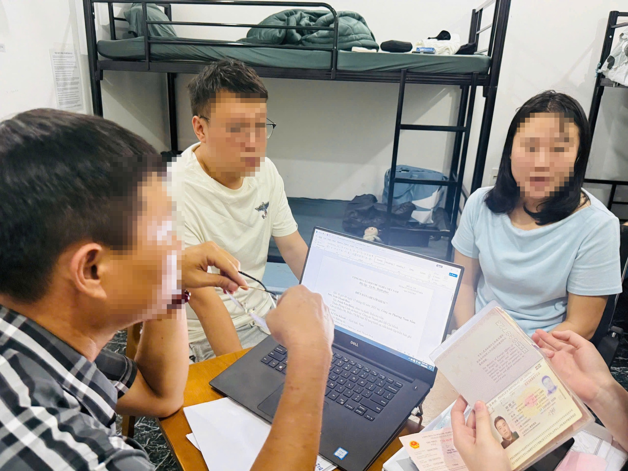 Làm rõ nhóm người nước ngoài thuê khách sạn nghi để lập trung tâm lừa đảo