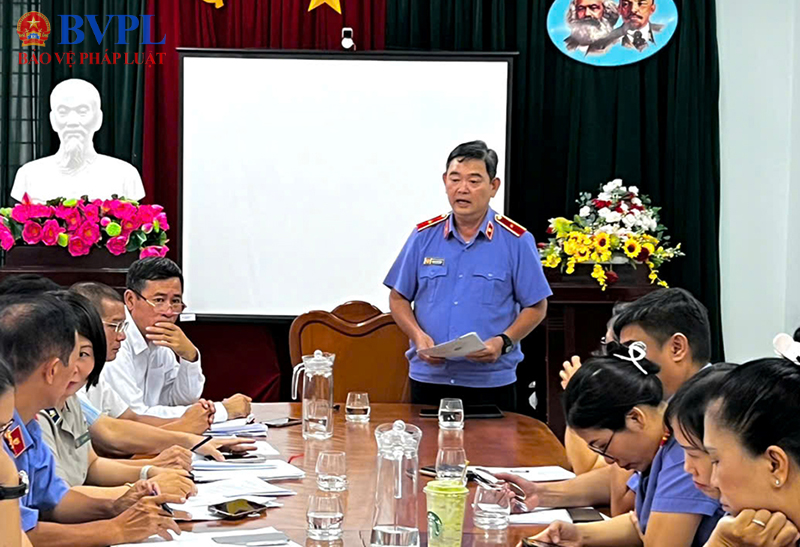 VKSND TP Hồ Chí Minh trực tiếp kiểm sát tại Phòng THADS Khu vực 9